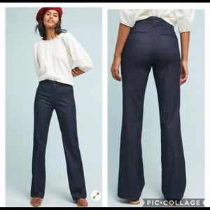 NWOT Anthropologie The Essential Trouser Jeans 4
